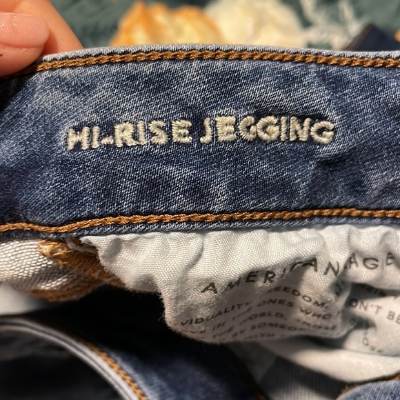 American Eagle Hi-Rise Legging Jeans, size 4 regular - Picture 4 of 4
